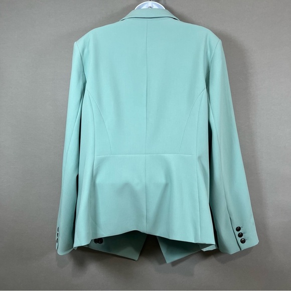 White House Black Market Green Lined Blazer NWOT - Picture 7 of 16